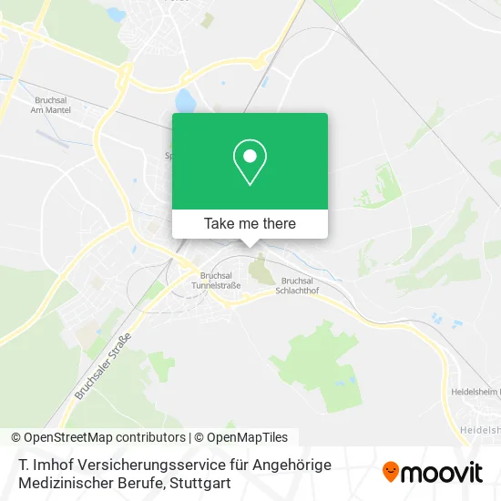 Карта T. Imhof Versicherungsservice für Angehörige Medizinischer Berufe