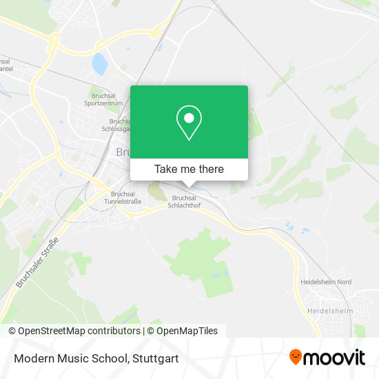 Modern Music School map