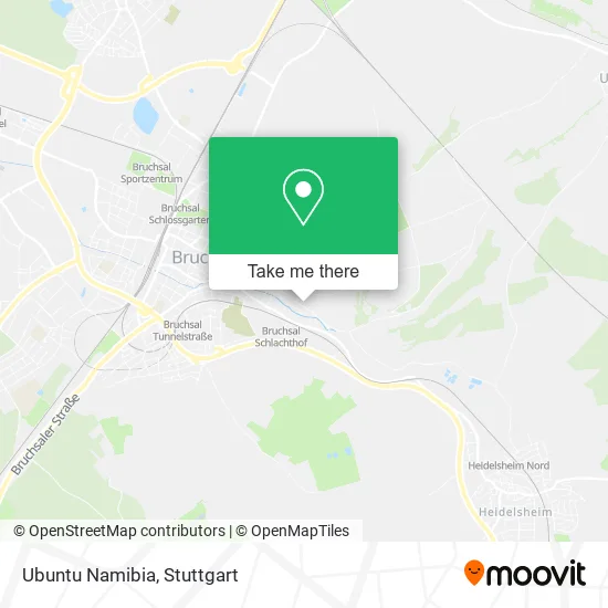 Карта Ubuntu Namibia