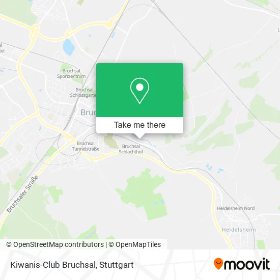 Карта Kiwanis-Club Bruchsal