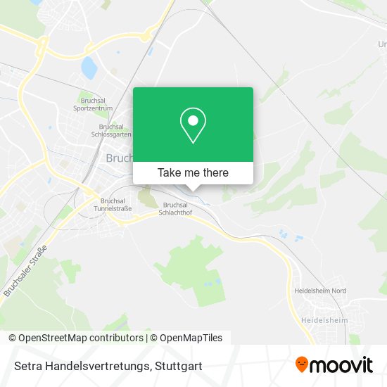 Setra Handelsvertretungs map