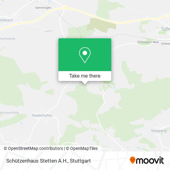 Schützenhaus Stetten A.H. map