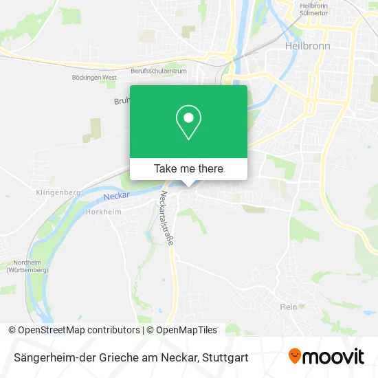 Карта Sängerheim-der Grieche am Neckar