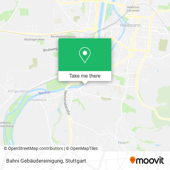 Карта Bahni Gebäudereinigung