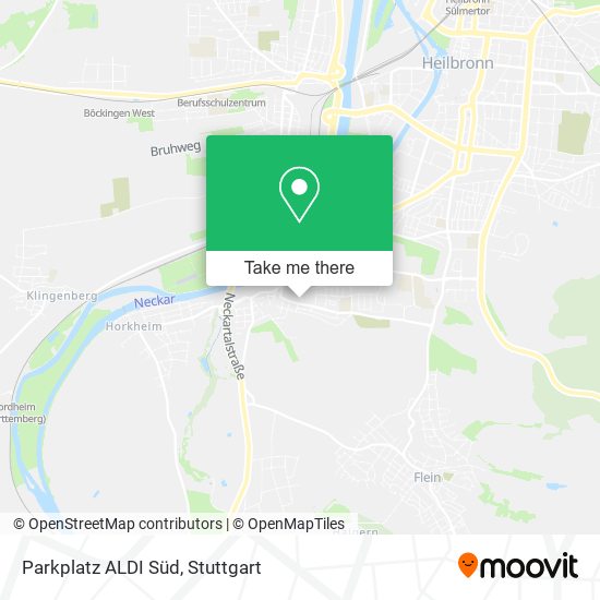 Карта Parkplatz ALDI Süd