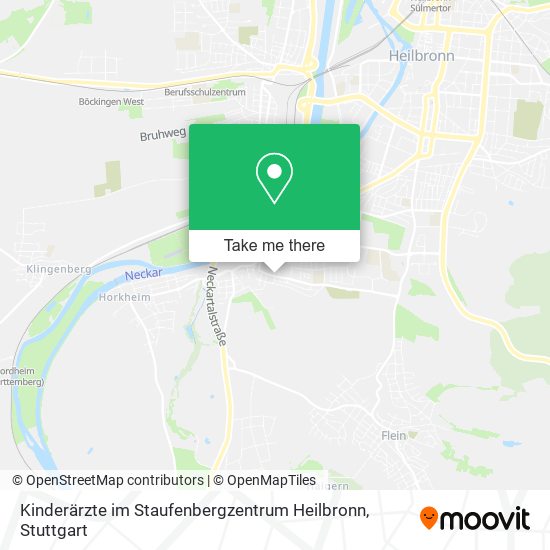 Карта Kinderärzte im Staufenbergzentrum Heilbronn