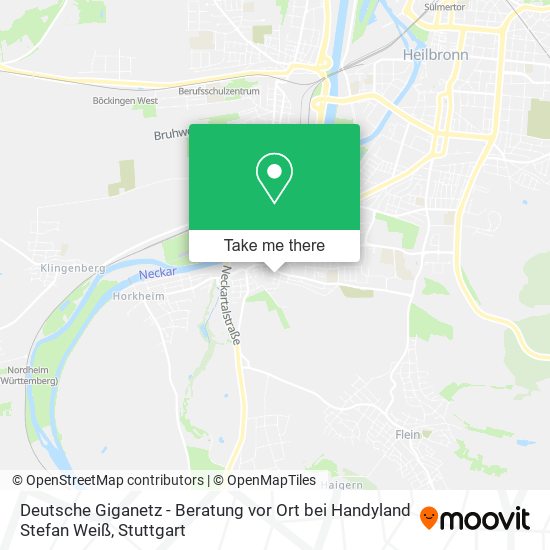 Deutsche Giganetz - Beratung vor Ort bei Handyland Stefan Weiß map