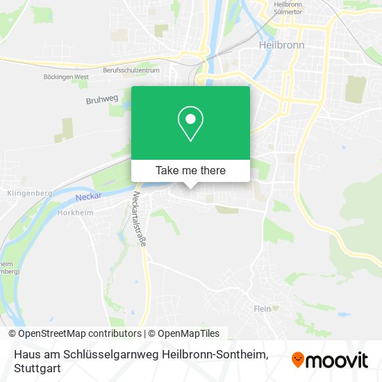 Карта Haus am Schlüsselgarnweg Heilbronn-Sontheim