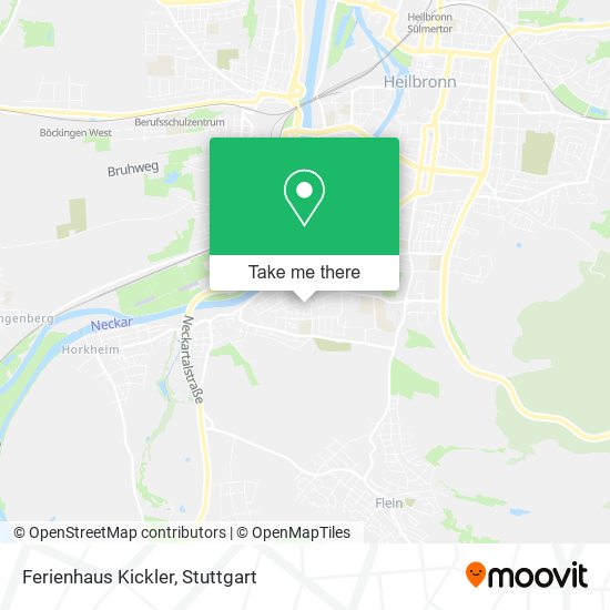 Карта Ferienhaus Kickler