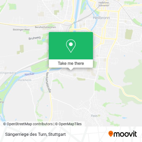 Sängerriege des Turn map