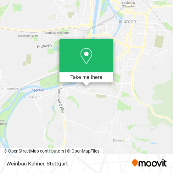 Карта Weinbau Kühner