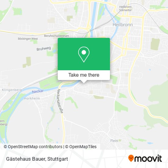 Gästehaus Bauer map
