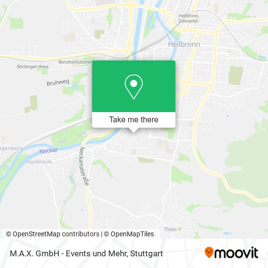 M.A.X. GmbH - Events und Mehr map