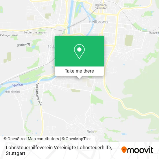 Карта Lohnsteuerhilfeverein Vereinigte Lohnsteuerhilfe