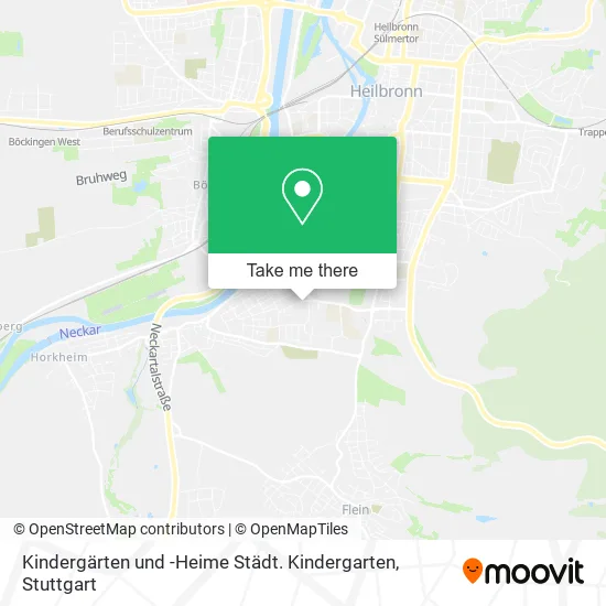 Карта Kindergärten und -Heime Städt. Kindergarten