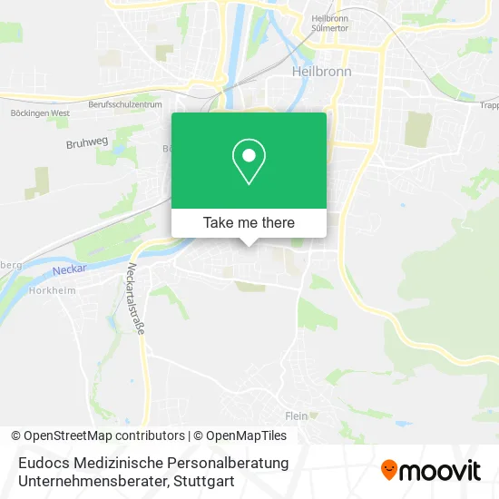 Карта Eudocs Medizinische Personalberatung Unternehmensberater