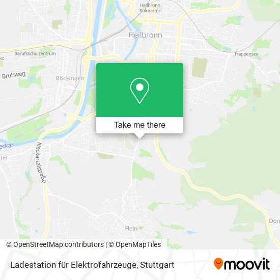 Карта Ladestation für Elektrofahrzeuge