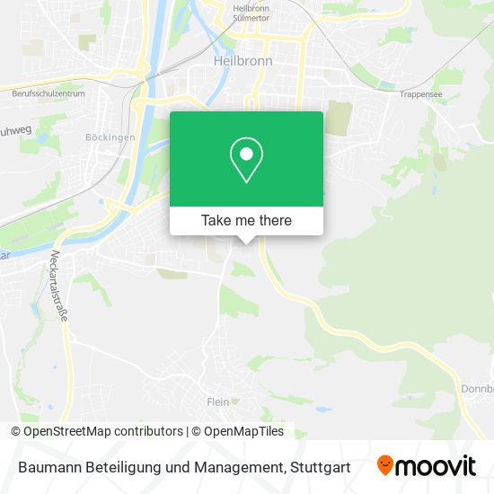 Baumann Beteiligung und Management map