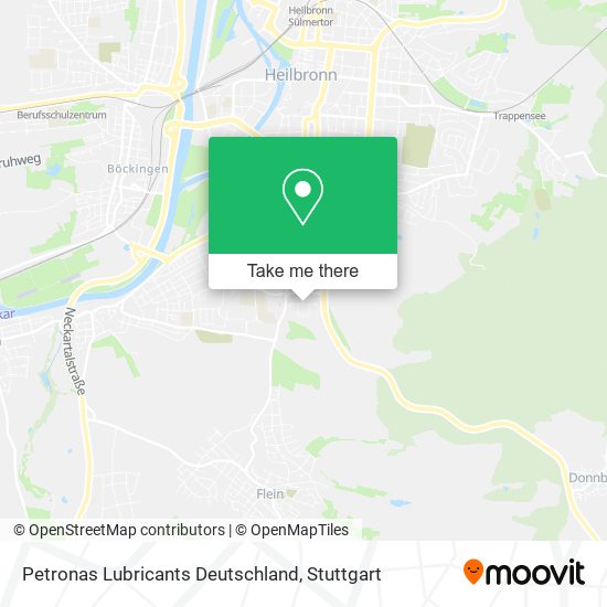 Petronas Lubricants Deutschland map