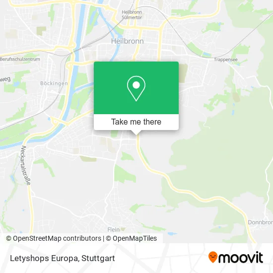Карта Letyshops Europa