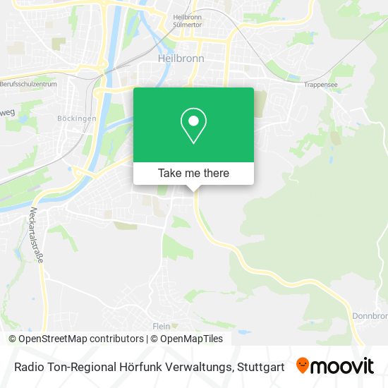 Radio Ton-Regional Hörfunk Verwaltungs map
