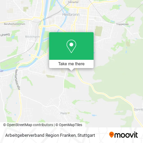Карта Arbeitgeberverband Region Franken