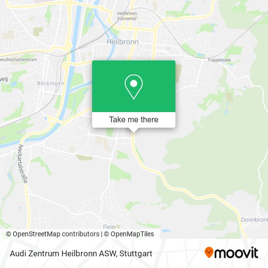 Audi Zentrum Heilbronn ASW map