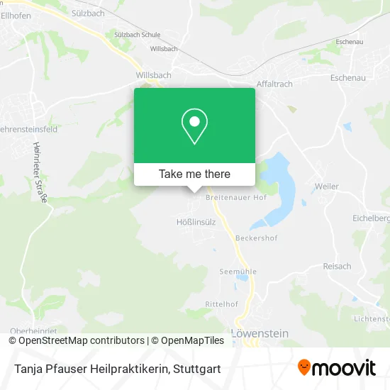 Карта Tanja Pfauser Heilpraktikerin
