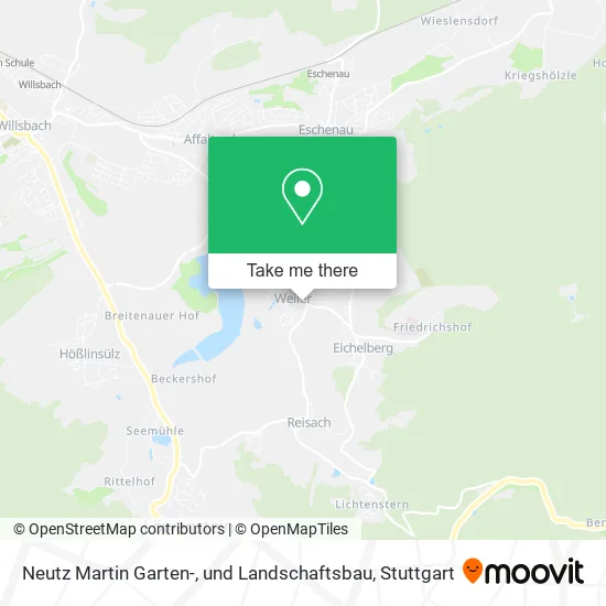 Карта Neutz Martin Garten-, und Landschaftsbau