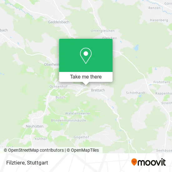 Карта Filztiere