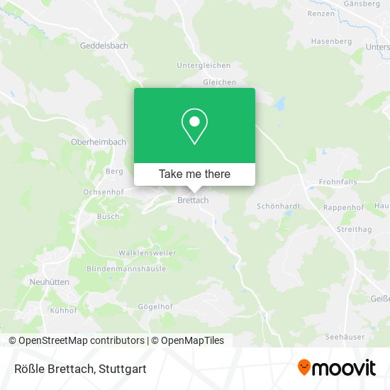 Rößle Brettach map