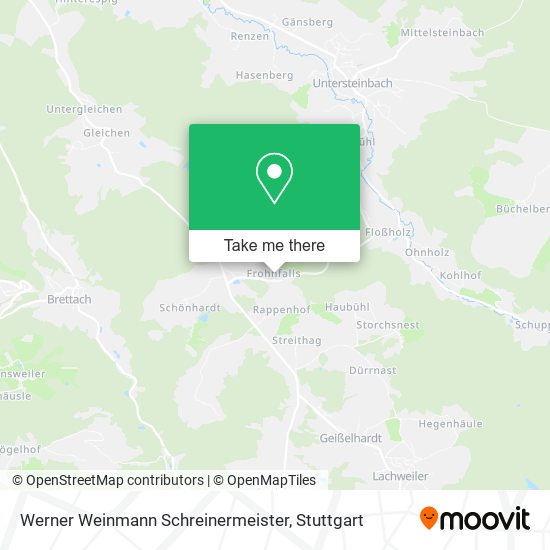 Карта Werner Weinmann Schreinermeister