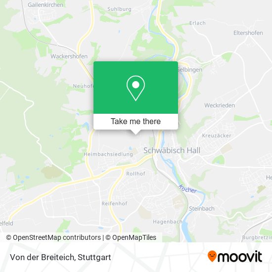 Карта Von der Breiteich