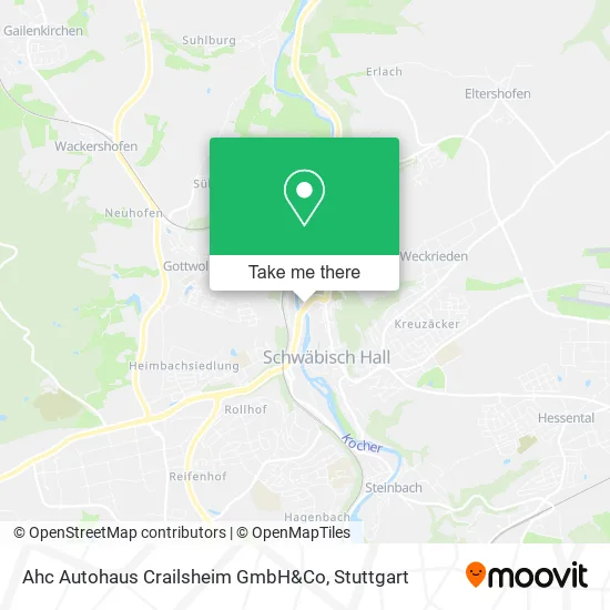 Карта Ahc Autohaus Crailsheim GmbH&Co