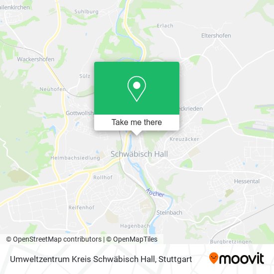 Umweltzentrum Kreis Schwäbisch Hall map