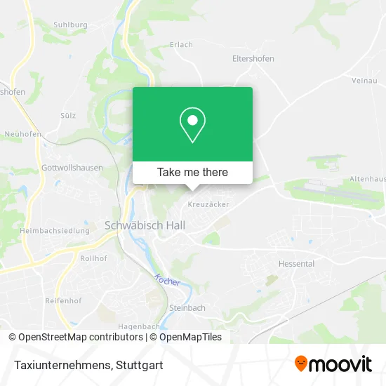 Карта Taxiunternehmens