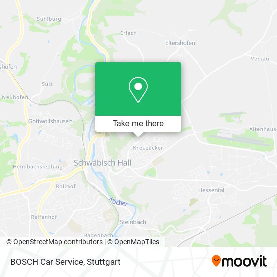 BOSCH Car Service map