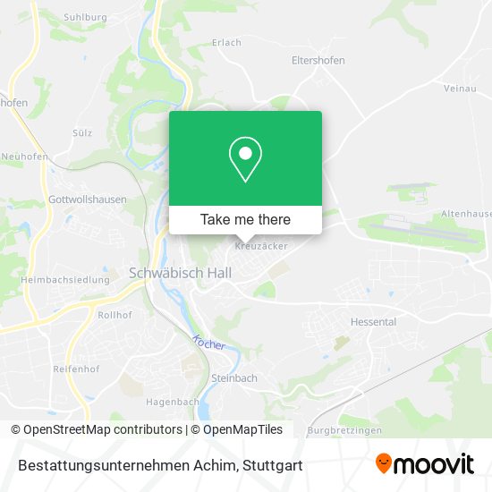 Bestattungsunternehmen Achim map