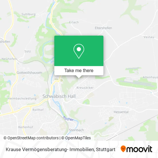 Карта Krause Vermögensberatung- Immobilien