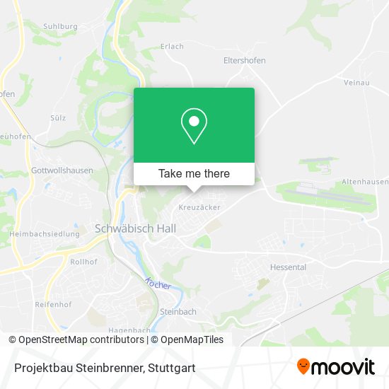 Projektbau Steinbrenner map