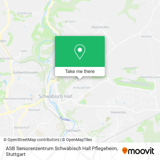 Карта ASB Seniorenzentrum Schwäbisch Hall Pflegeheim