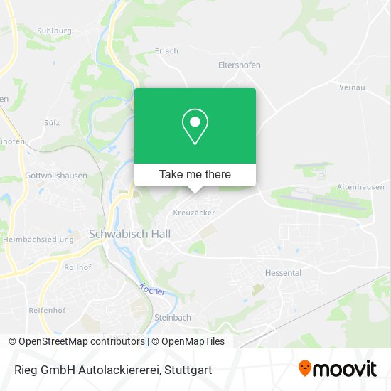 Карта Rieg GmbH Autolackiererei