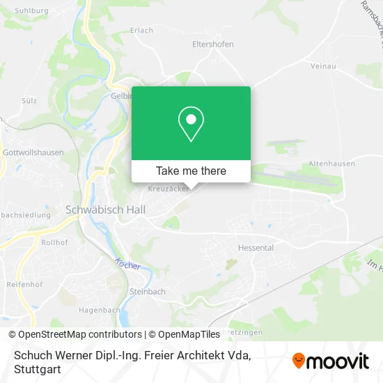 Карта Schuch Werner Dipl.-Ing. Freier Architekt Vda