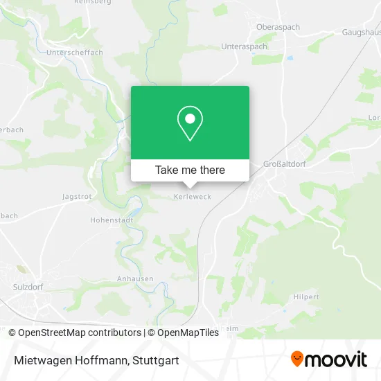 Карта Mietwagen Hoffmann
