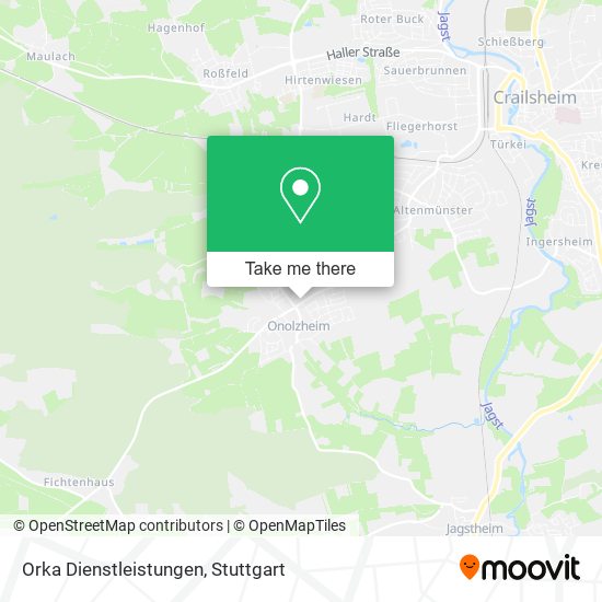 Orka Dienstleistungen map