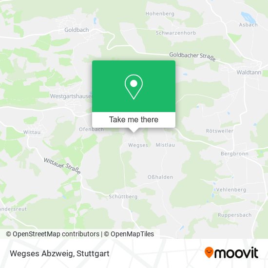 Карта Wegses Abzweig