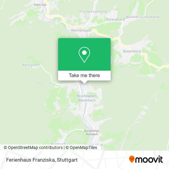Ferienhaus Franziska map