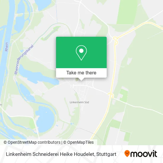 Карта Linkenheim Schneiderei Heike Houdelet