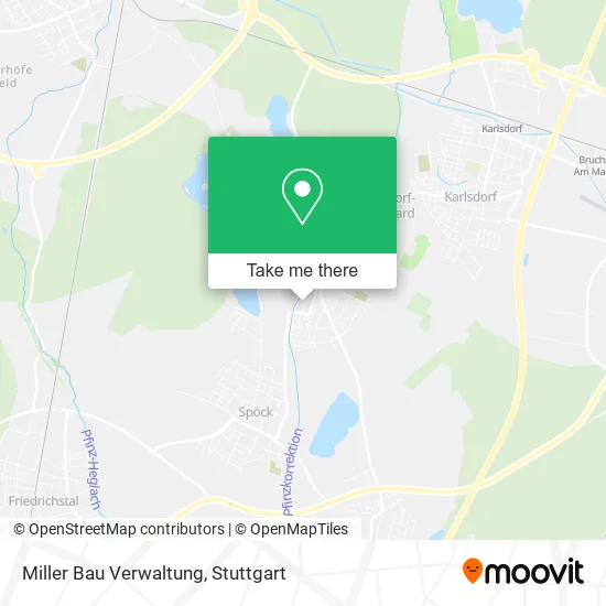 Карта Miller Bau Verwaltung