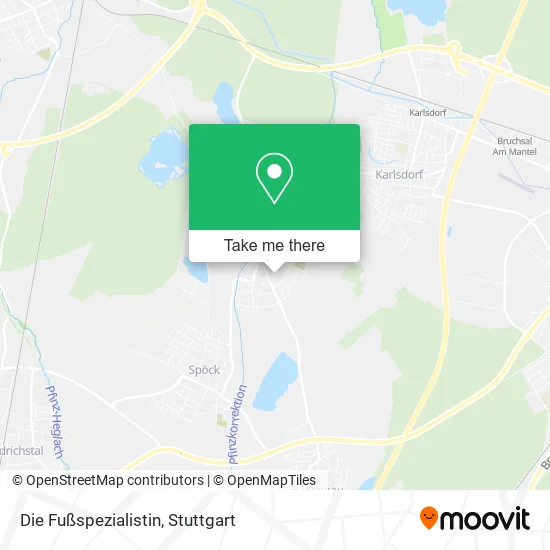 Карта Die Fußspezialistin